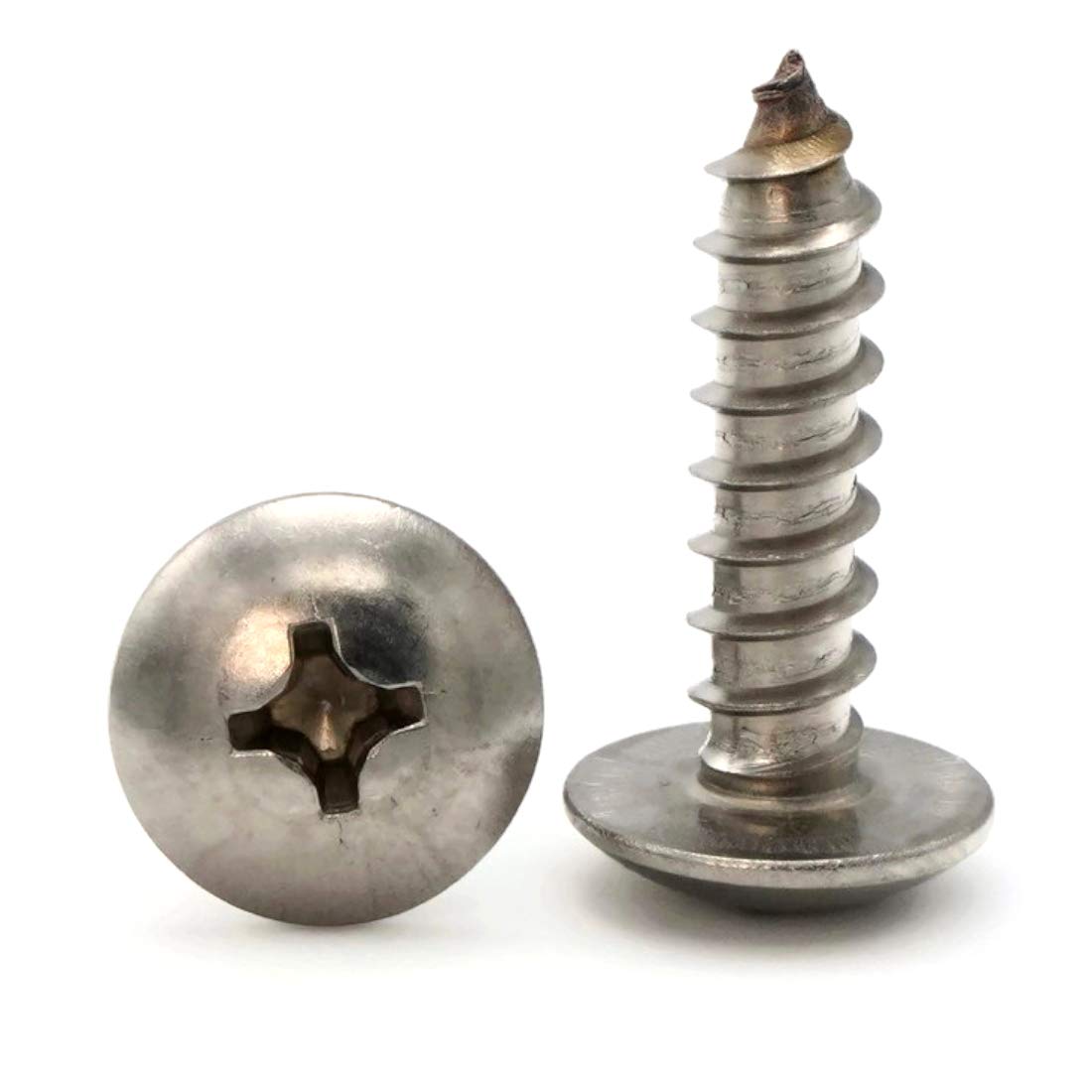 Phillips Truss Head Sheet Metal Screws 18-8 Stainless Steel - #8 x